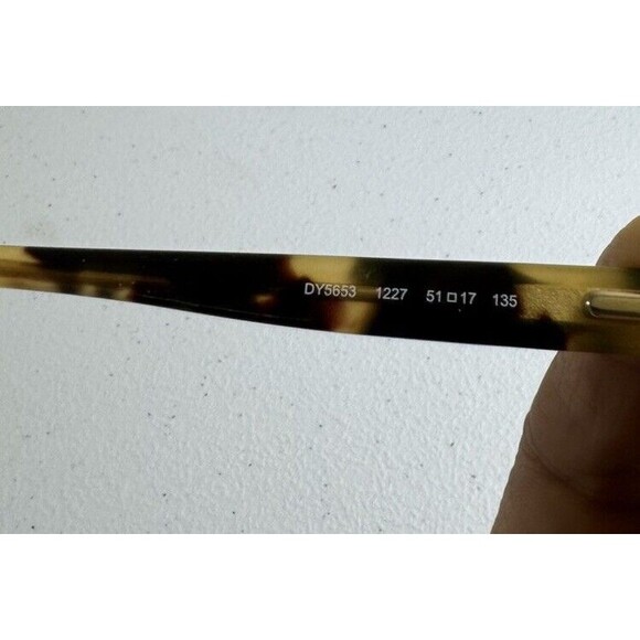 DKNY Eyeglasses, Frames Only, DY5653, 1227, 51-17-135, Metal, Gold, Half-Rim - Picture 4 of 5